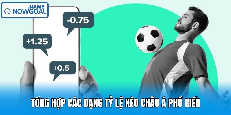 Tổng hợp các dạng tỷ lệ kèo Châu Á phổ biến